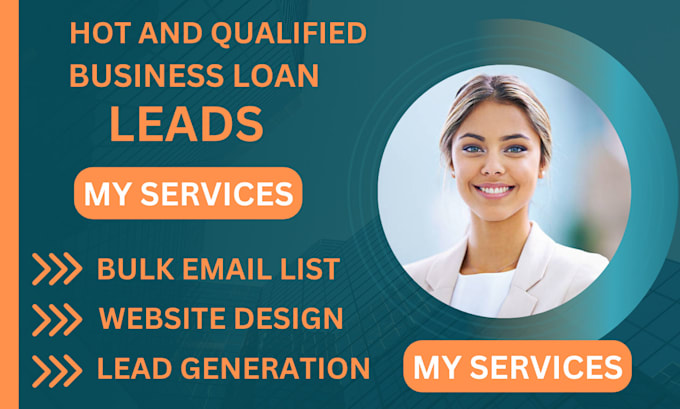 Gig Preview - Business loan leads mca business loan website business loan leads mca website