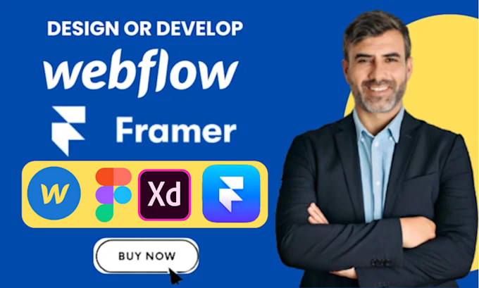 Gig Preview - Develop or design webflow or framer website, figma to webflow or framer expert