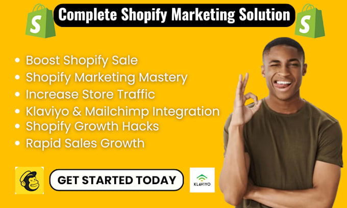 Gig Preview - Boost shopify sales fast with complete shopify marketing shopify store promotion