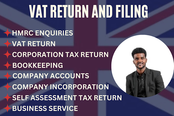 Bestseller - file UK vat return, ct600, tax filing, UK self assessment, sa100 form to hmrc