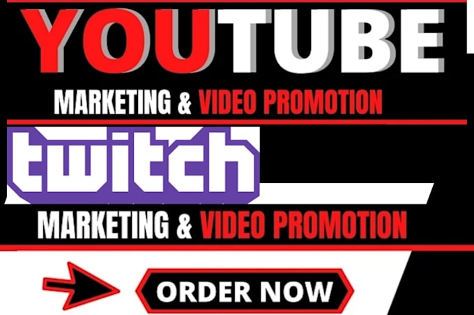 Gig Preview - Do youtube live stream promotion, twitch promotion, live viewers, channel growth