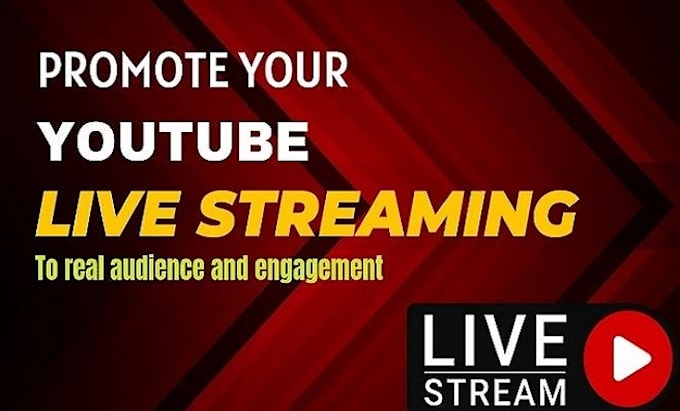 Bestseller - do organically facebook and youtube video live stream promotion