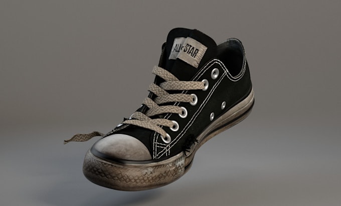 Gig Preview - Make shoe, sneakers, footwear 3d model and photorealistic rendering for you