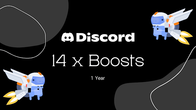 Gig Preview - Max boost your discord server for 1 year