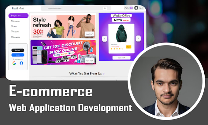 Gig Preview - Develop custom e commerce website using php