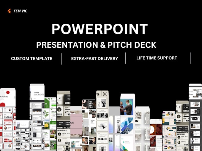 Gig Preview - Design the best powerpoint presentation and s tart up pitch deck