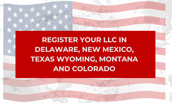 Gig Preview - Register your llc in delaware new mexico texas wyoming montana and colorado