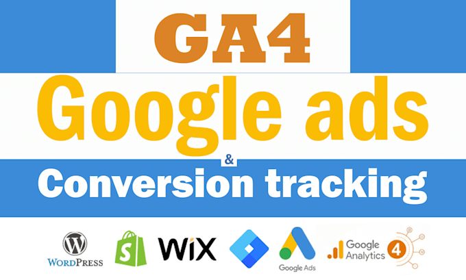 Gig Preview - Google ads conversion tracking tag manager ga4 ecommerce tracking, form tracking