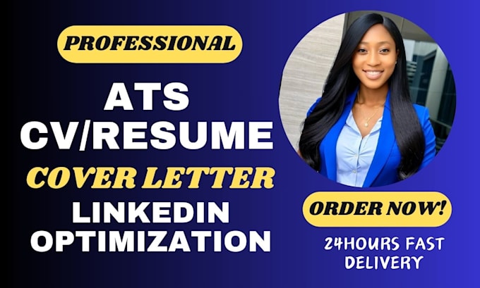 Gig Preview - Write professional ats updated resume, design modern german cv with linkedin opt