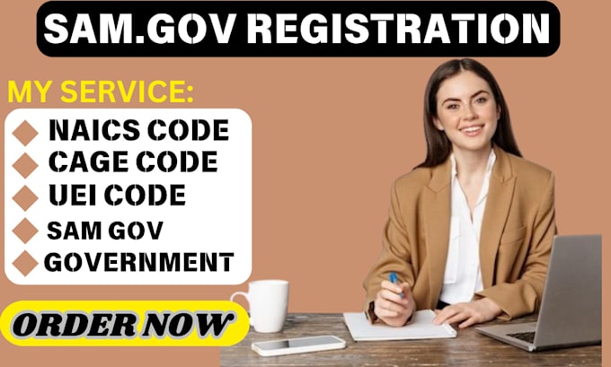 Gig Preview - Help you on sam gov, cage code, naics code, government contract