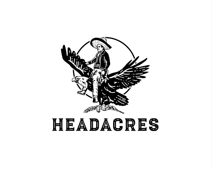 Gig Preview - Design head acres  family grain farm logo