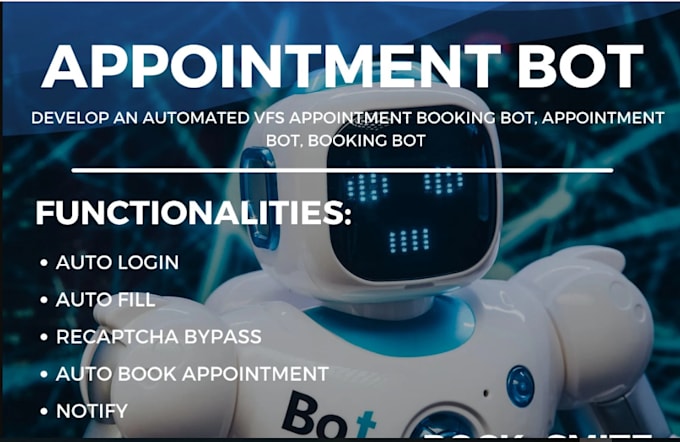 Bestseller - vfs appointment booking bot, bls, tls script, visa tracking biometric