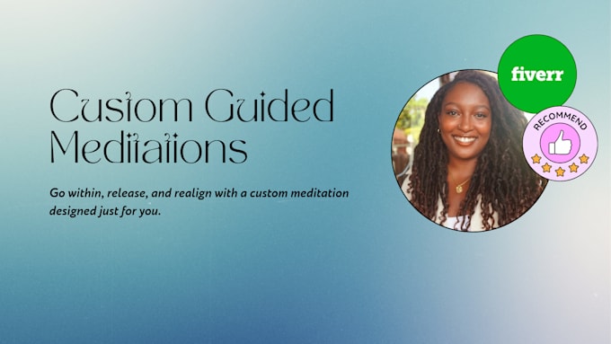 Bestseller - create a custom guided meditation completely tailored to you