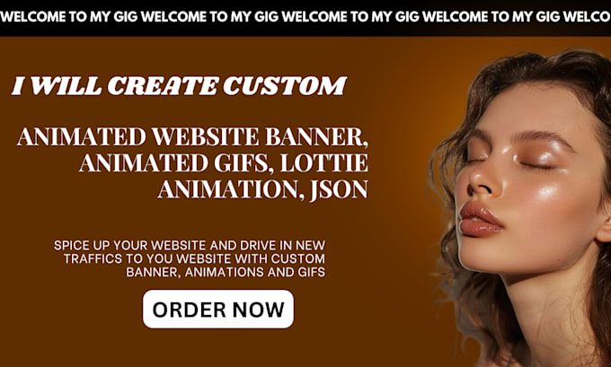 Bestseller - do animated website banner, animated gifs, hero section image