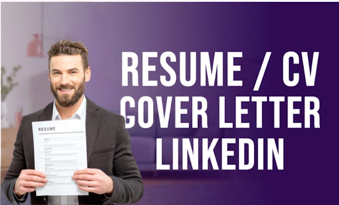 Gig Preview - Write ats optimized resumes CV design cover letters and linkedin profiles