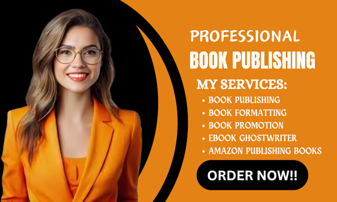 Gig Preview - Publish your book, ebook ghostwriter, book formatting, amazon kdp