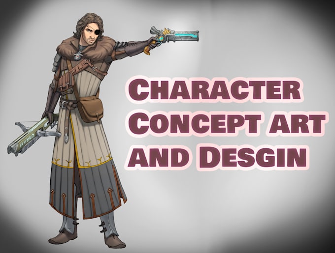 Gig Preview - Create character design and concept art