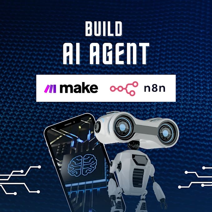 Gig Preview - Build ai agent with make and n8n