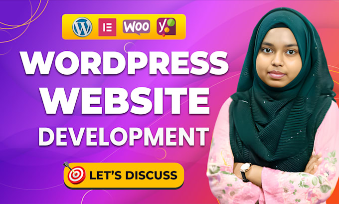 Gig Preview - Do design redesign wordpress business website and wordpress website development