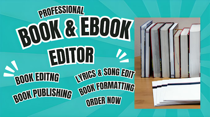 Gig Preview - Polish your manuscript book editing song lyrics edit christian book publishing