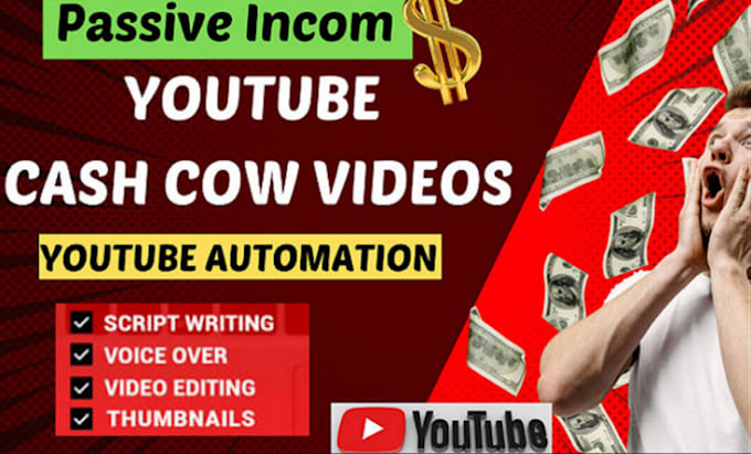 Gig Preview - Automate your youtube automation channel and produce top 10 cash cow videos