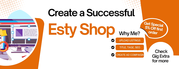 Gig Preview - Setup your etsy store to be found and sell using etsy SEO