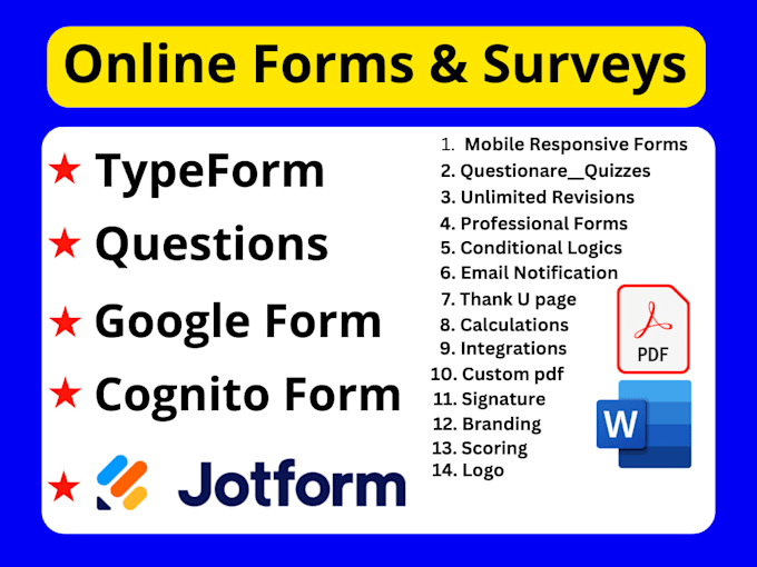 Bestseller - reach 1000 respondents to fill online surveys form, polls, questionnaire design