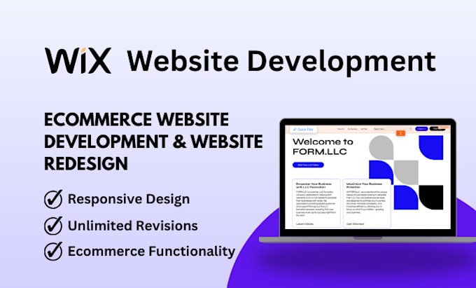 Gig Preview - Design and redesign wix website