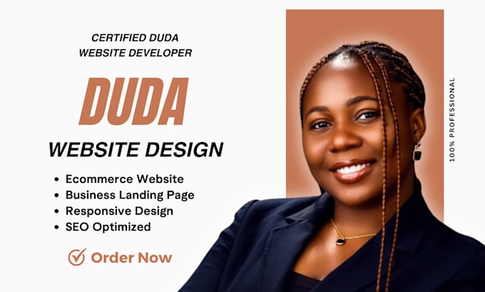 Gig Preview - Do duda website design and redesign for your business