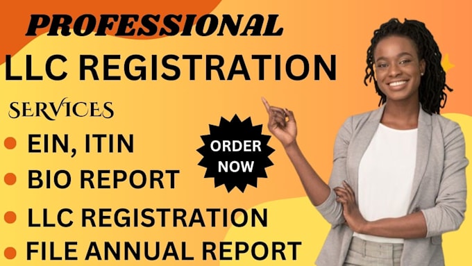 Gig Preview - Specialize in llc registration, business compliance reports, and ein and itin