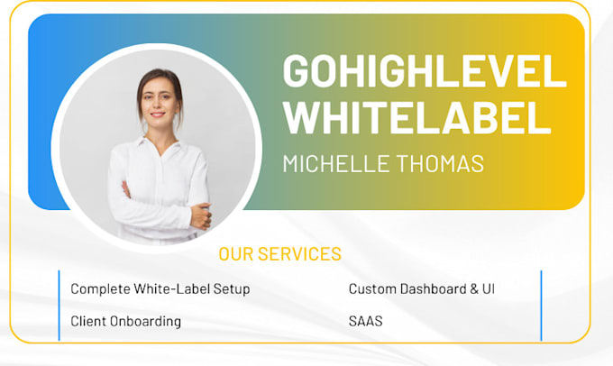 Gig Preview - Set up your gohighlevel white label saas platform