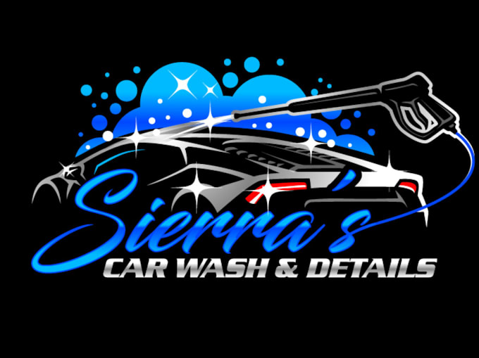 Bestseller - design dark luxury car wash logo with my creative thinking