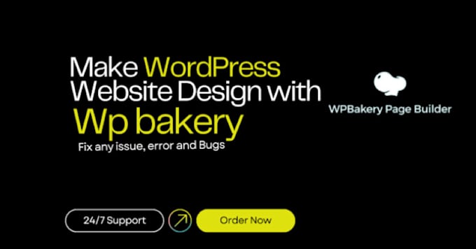 Gig Preview - Design a wordpress website using wpbakery page builder