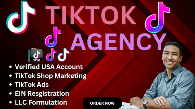 Bestseller - create a verified USA tiktok ads account and setup a USA llc for non residents