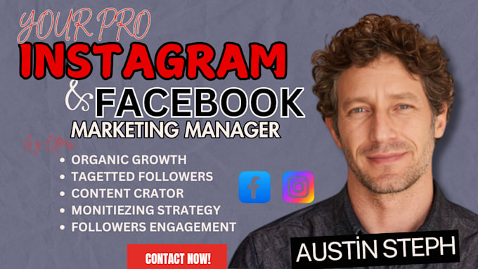 Bestseller - do instagram,facebook marketing manager, content creator, ads for organic growth