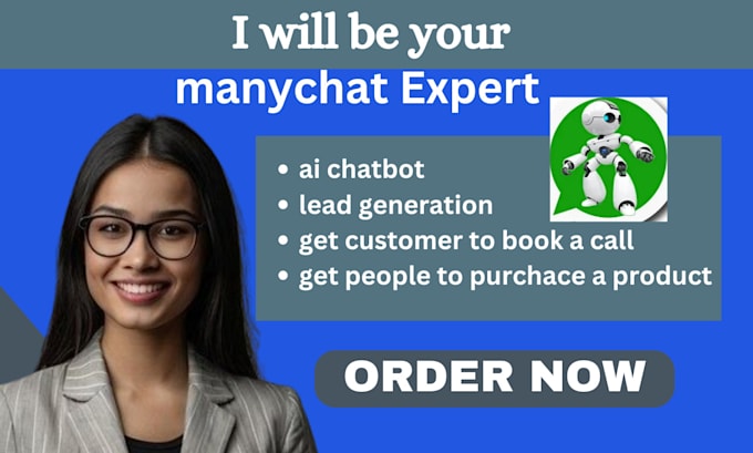 Gig Preview - Setup manychat tidio chatbot livechat zapier zap website ai funnel cockpit asana