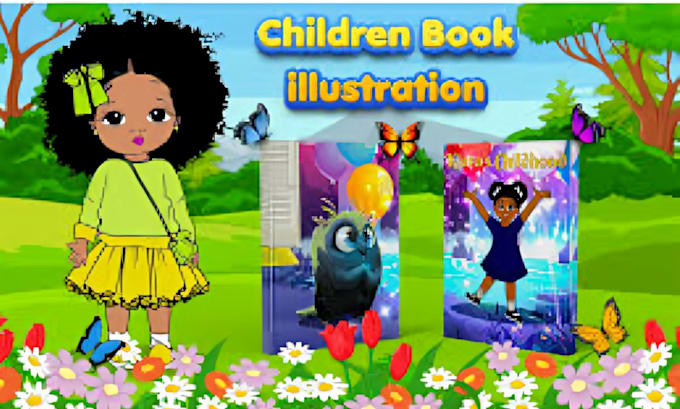 Gig Preview - Do children book illustrations and kids story book illustrations