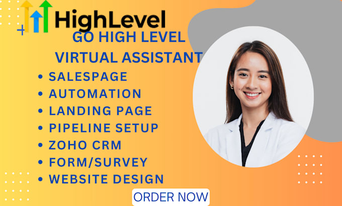 Gig Preview - Be your ghl virtual assistance,ghl virtual assistant developer, consultant