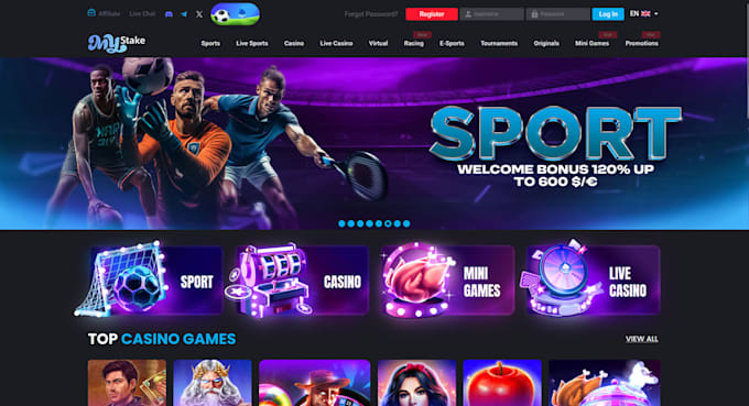 Gig Preview - Create bet website, sport bet website, crypto sport website, solana game website