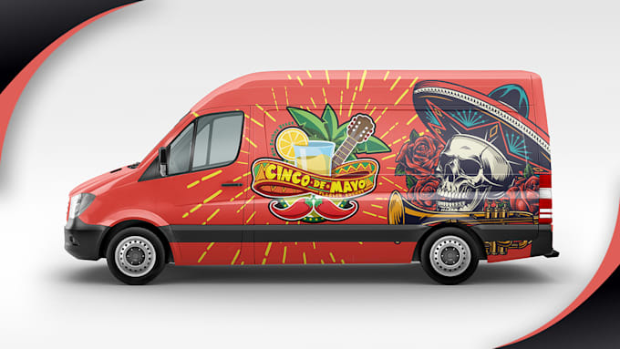 Bestseller - design a premium van wrap design, car wrap design, vehicle wrap design, van wrap