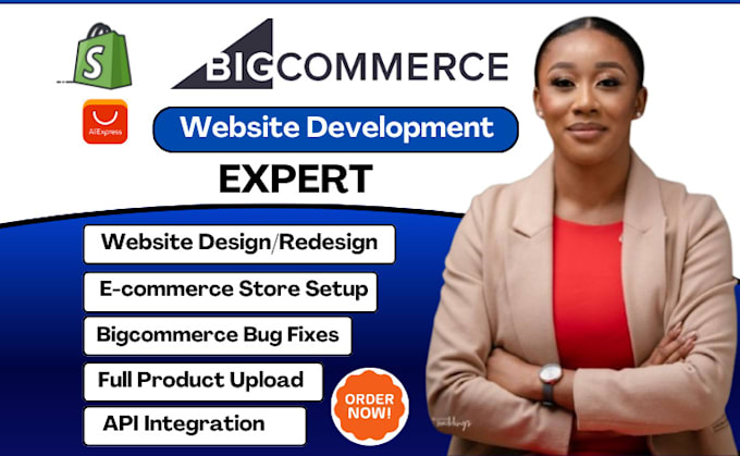 Gig Preview - Design bigcommerce website, bigcommerce redesign, bigcommerce store bigcommerce