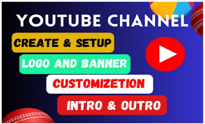 Bestseller - do youtube channel create and setup with full SEO