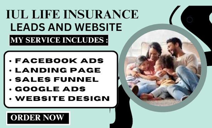 Gig Preview - Iul life insurance leads insurance website insurance leads iul leads iul website