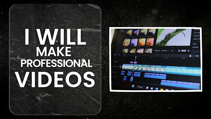 Gig Preview - Edit your raw footage into a professional video