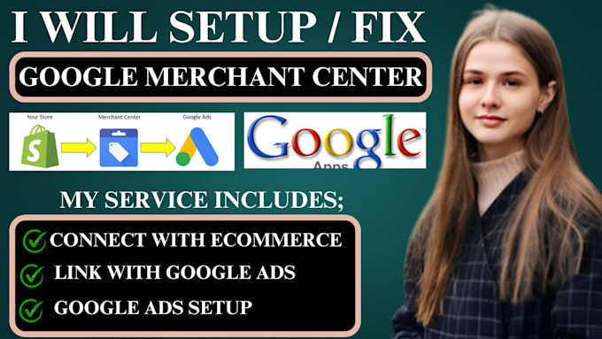 Gig Preview - Setup and fix google merchant center misrepresentation, shopping ads