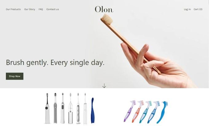 Bestseller - design money making toothbrush website dental accessories store mouthwash store