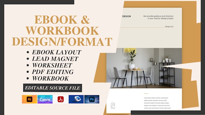 Gig Preview - Design format workbook canva workbook journal planner journal interior canva