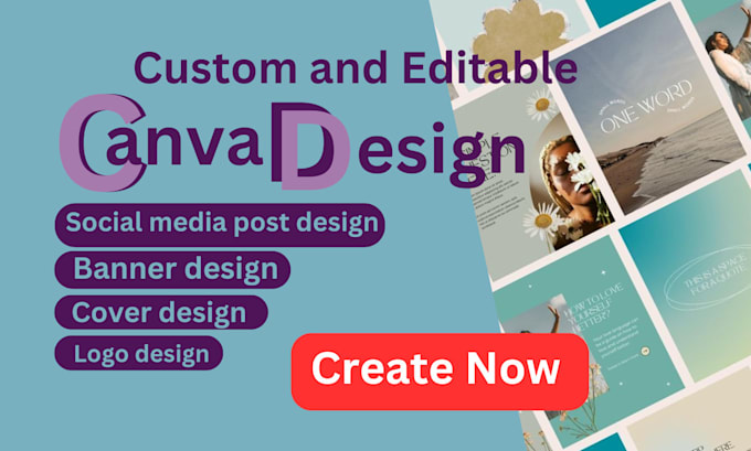 Gig Preview - Create engaging canva templates for marketing and branding