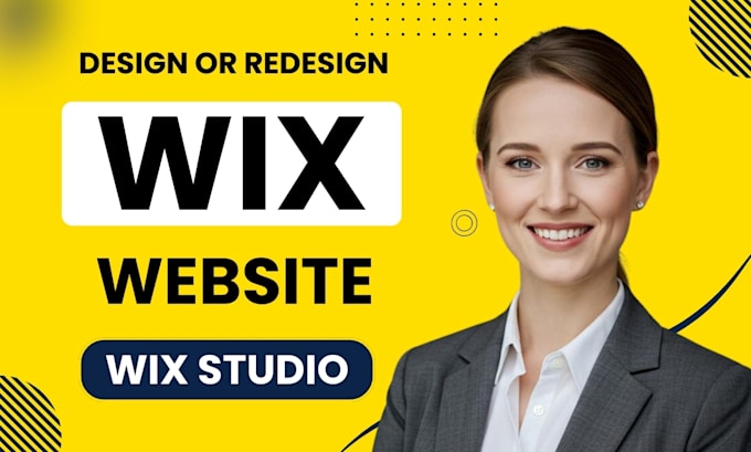 Gig Preview - Wix website redesign wix design, wix studio website, landing page wix ecommerce