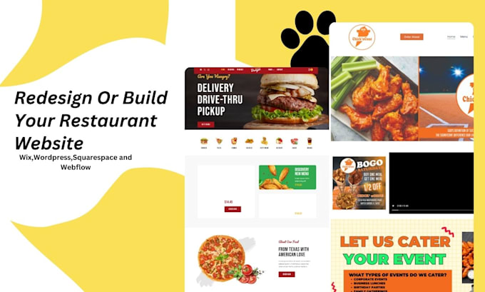 Gig Preview - Design a wordpress restaurant website with online food ordering integration